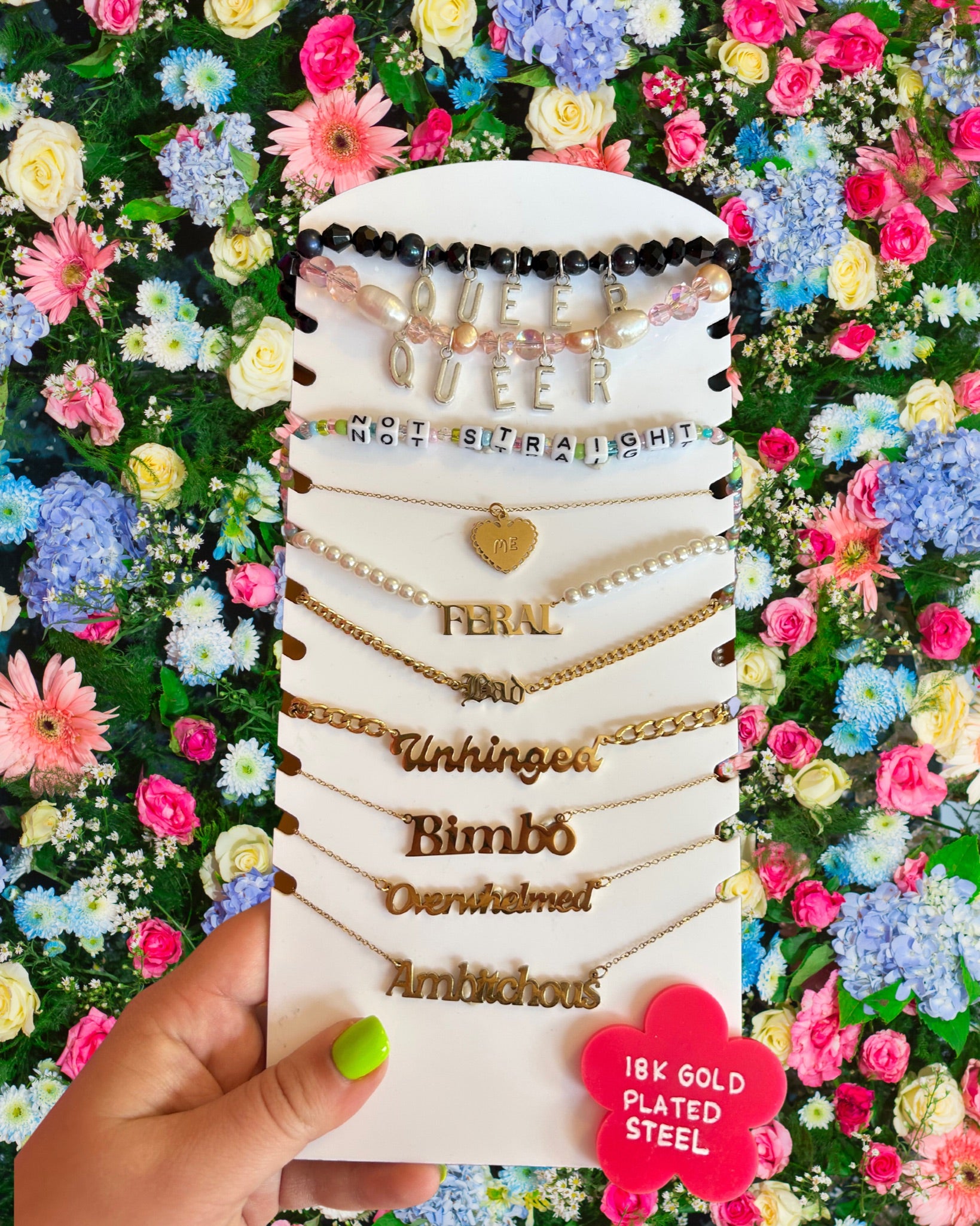 Unhinged Nameplate Necklace