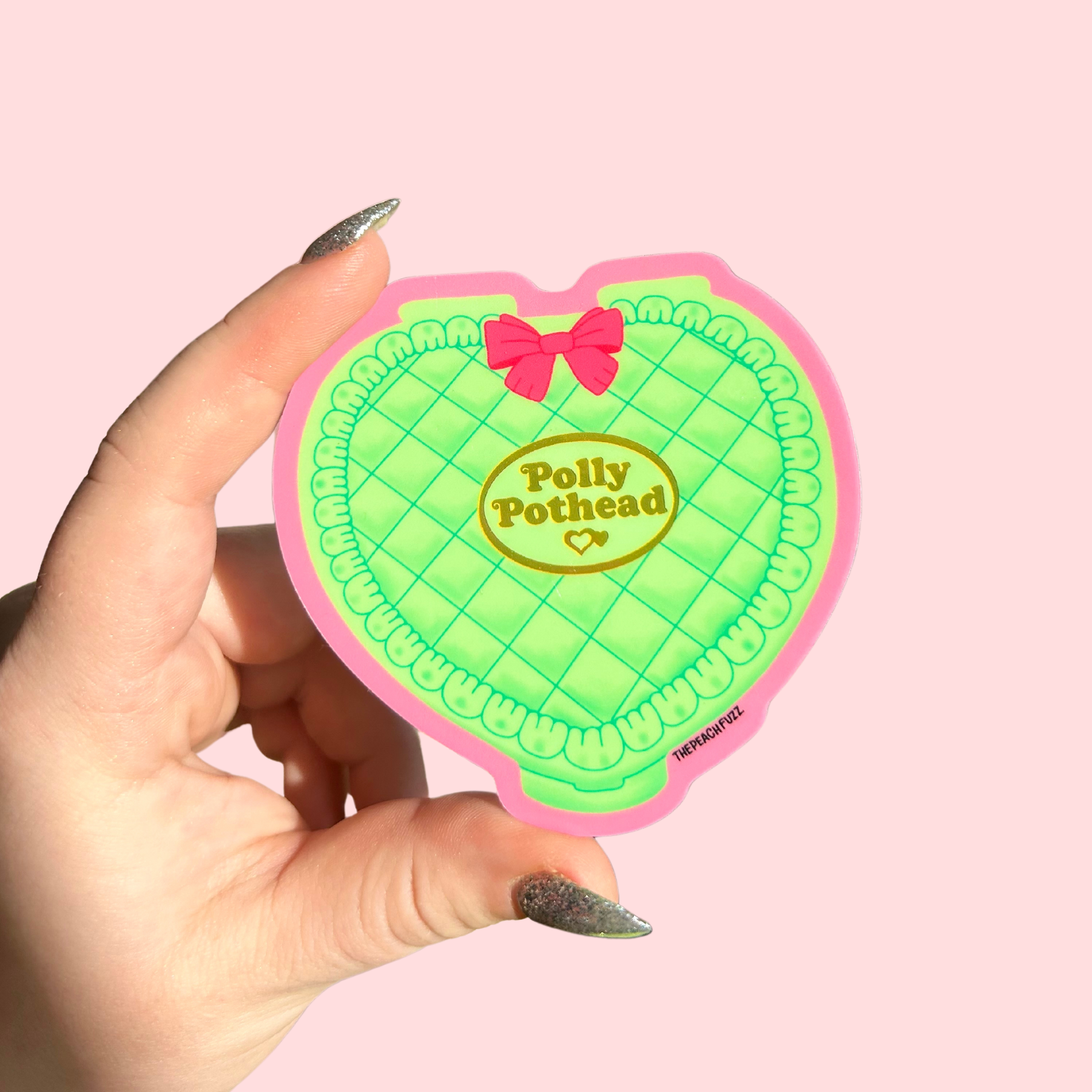 pothead hair products Polly Pothead Sticker – The Peach Fuzz