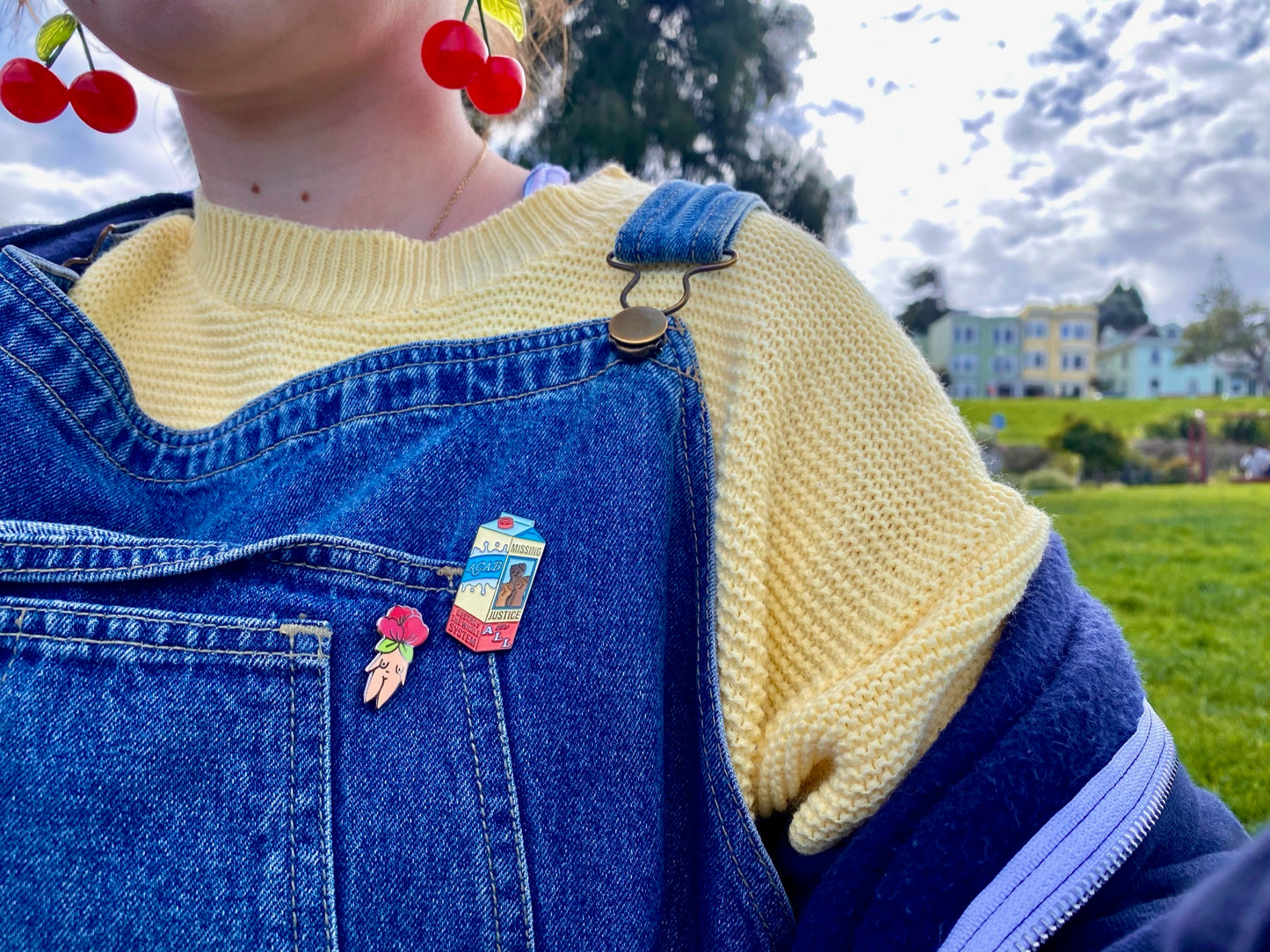 ACAB Milk Carton Enamel Pin