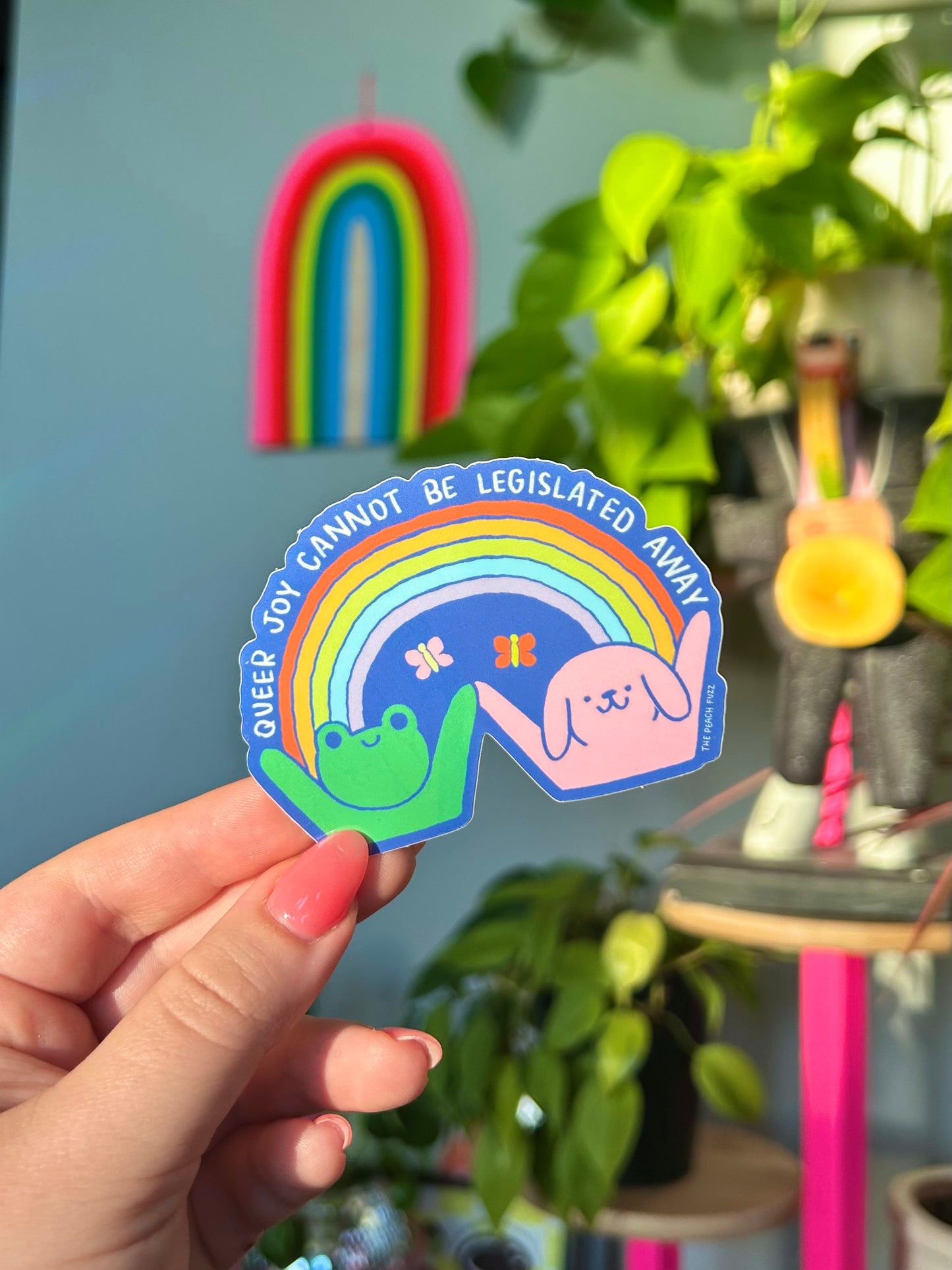 Queer Joy Cannot Be Legislated Away Sticker