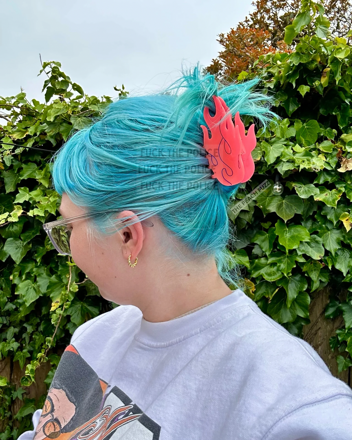 Flamin’ Hot Flames Hair Claw