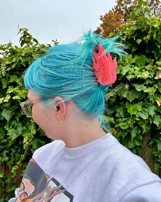 Flamin’ Hot Flames Hair Claw