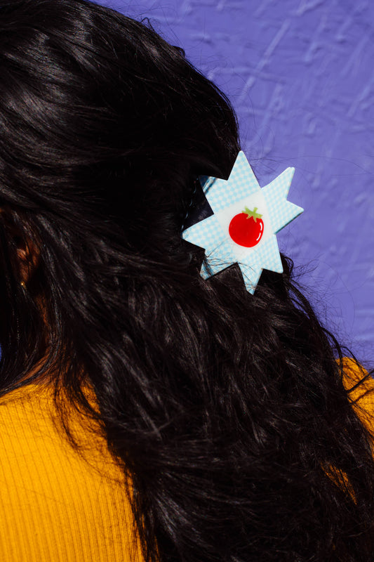 Tomato Quilt Hair Claw TPF x Chaos Magic Studio