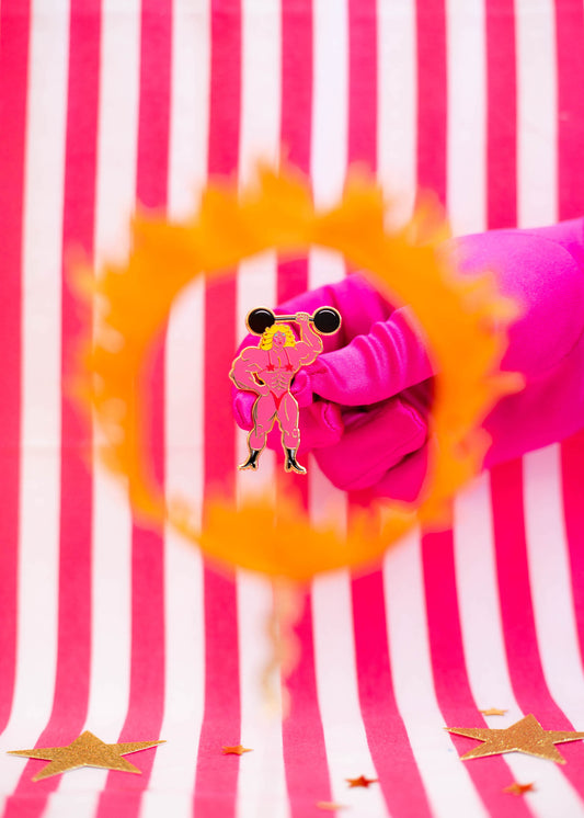 Strong Woman Enamel Pin