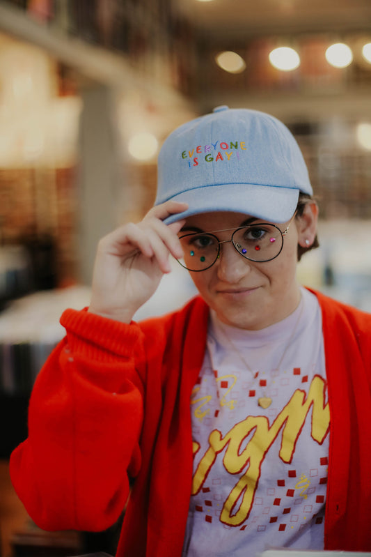 Everyone Is Gay Denim Baseball Hat