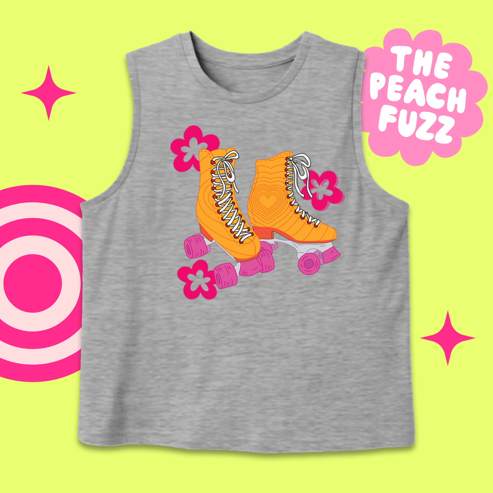 Roller Skates Tank Top Shirt