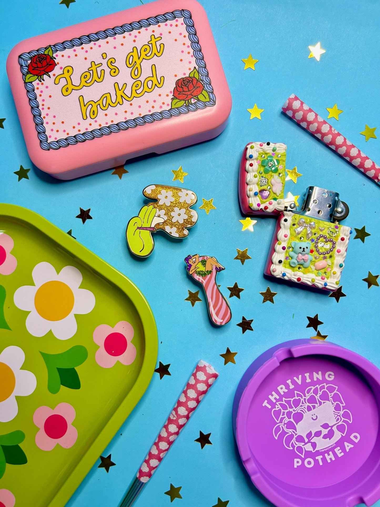 Flower Power Enamel Pin
