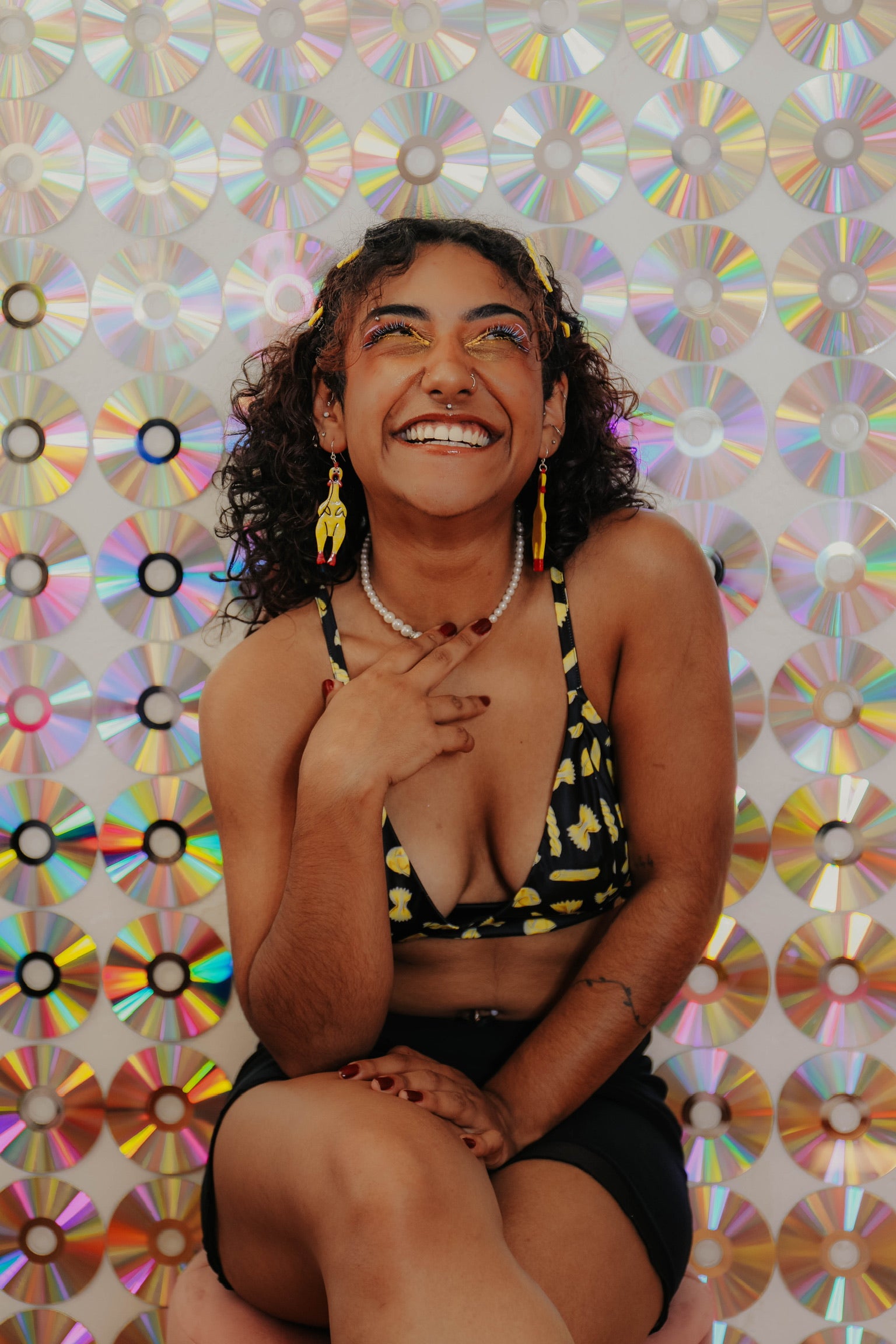 Rubber Chicken Earrings
