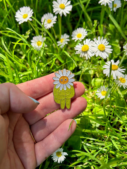 Flower Boy Enamel Pin