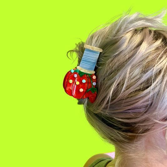 Pin Cushion Hair Claw