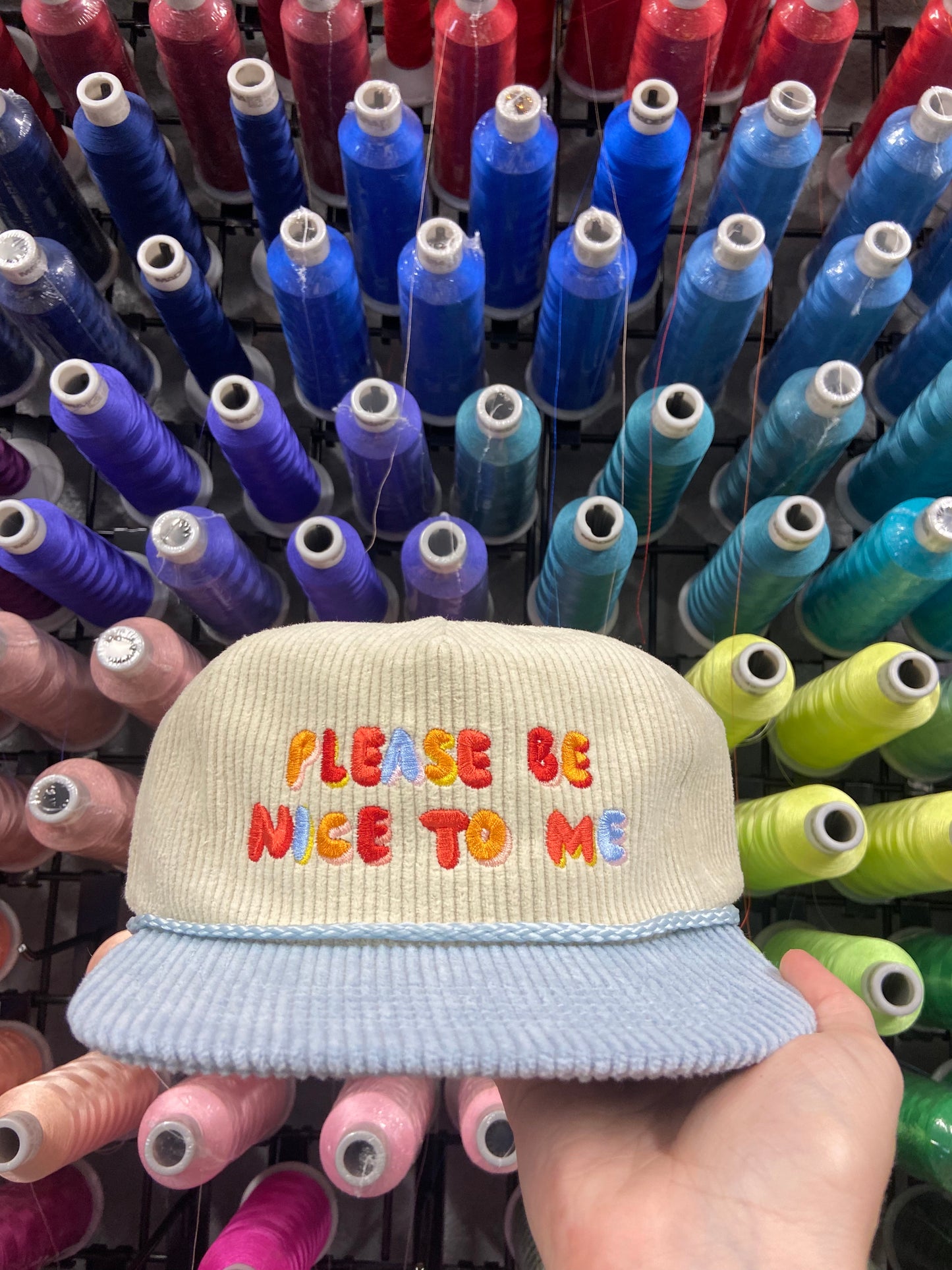Be Nice To Me Dad Hat