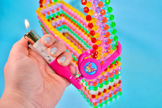 Butterfly Leash Keychain For Lighter