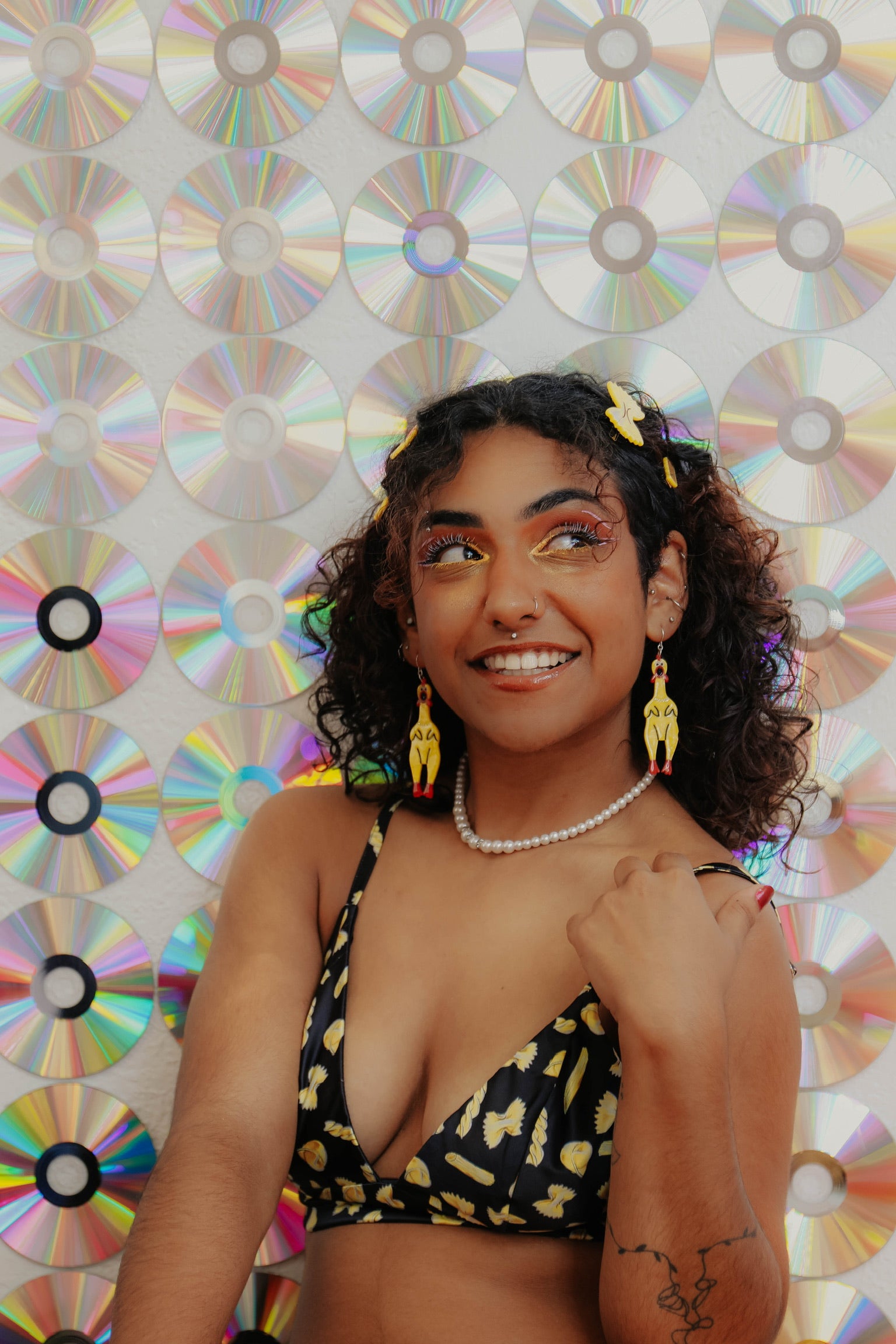 Rubber Chicken Earrings