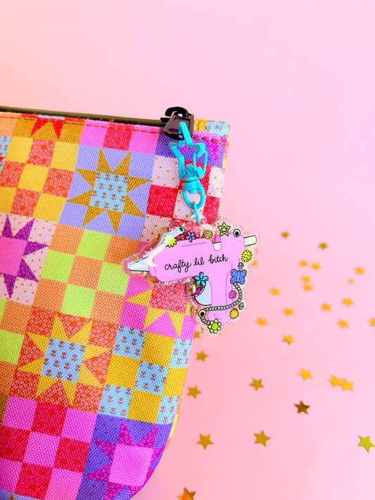 Crafty Lil Bitch Keychain