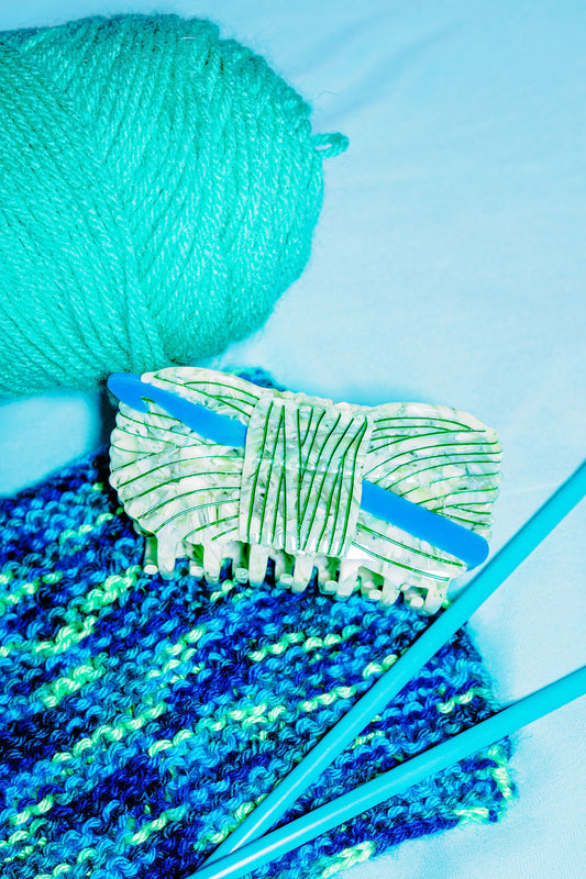 Crochet Yarn Hair Claw