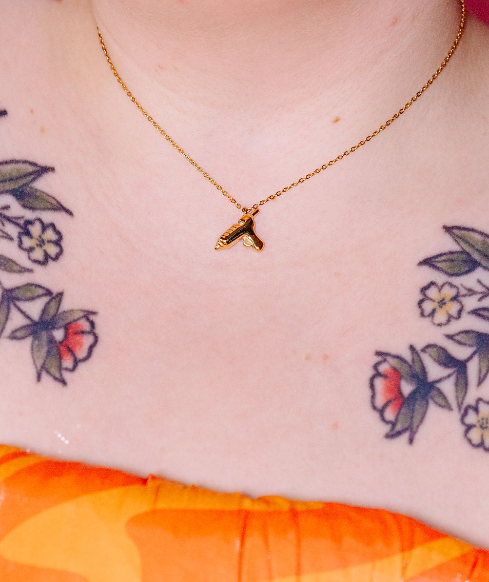 Hot Glue Gun Necklace
