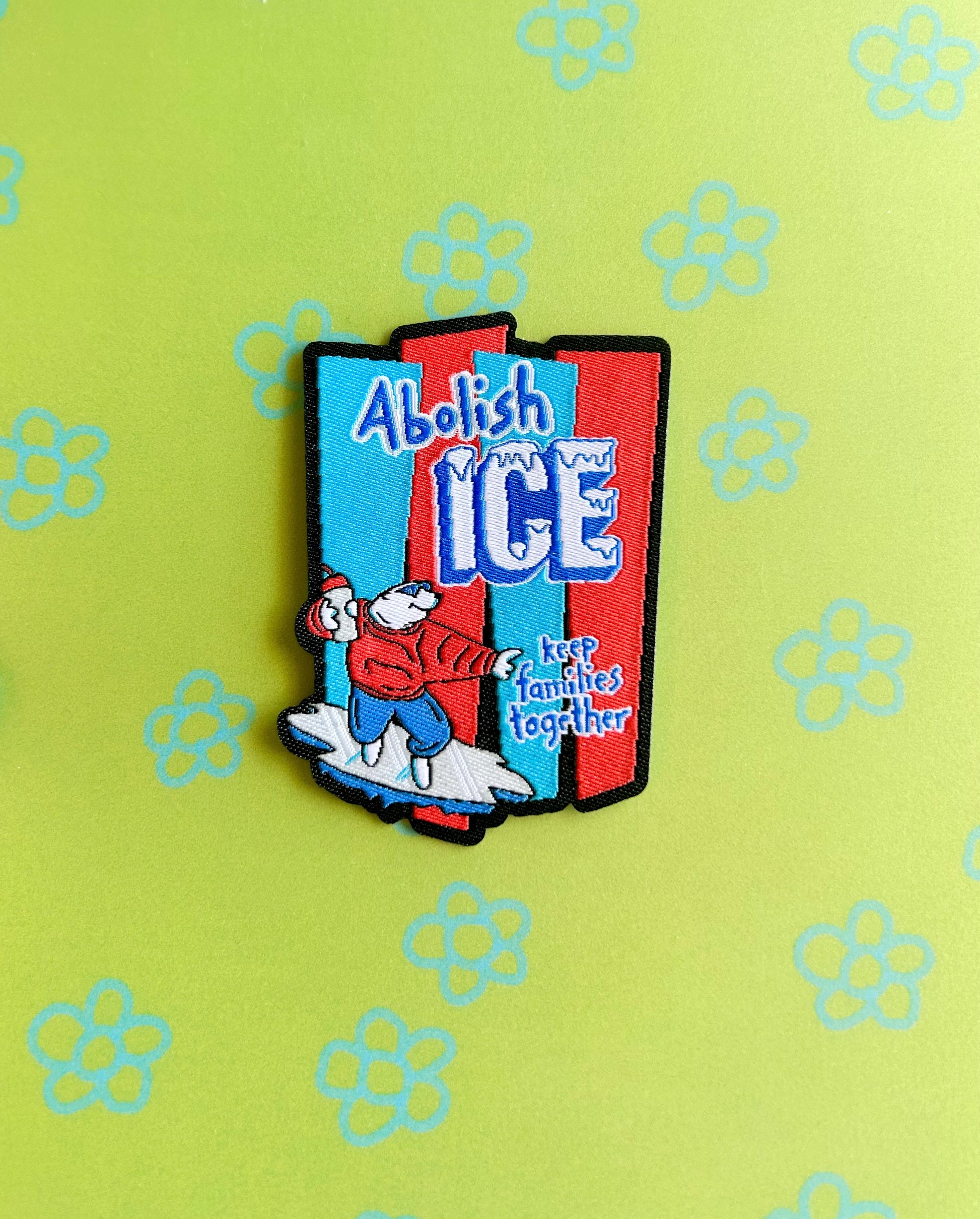 Abolish ICE Iron-On Patch