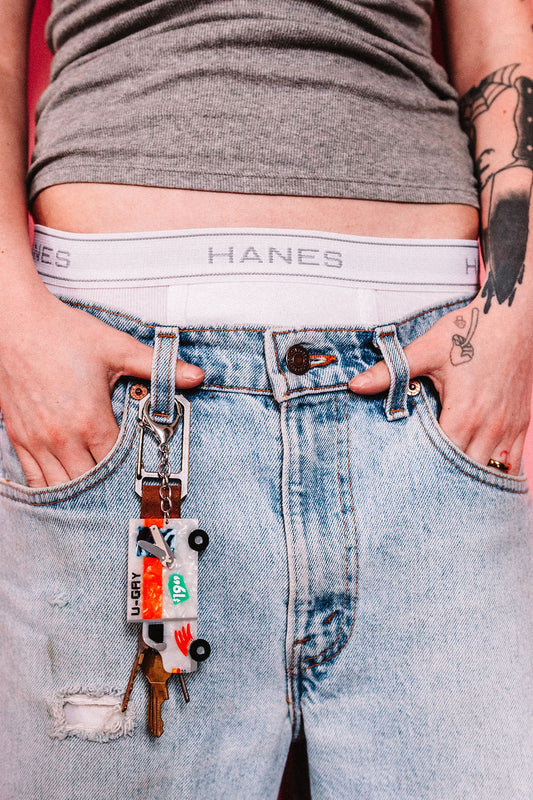 U-Gay Moving Truck Keychain