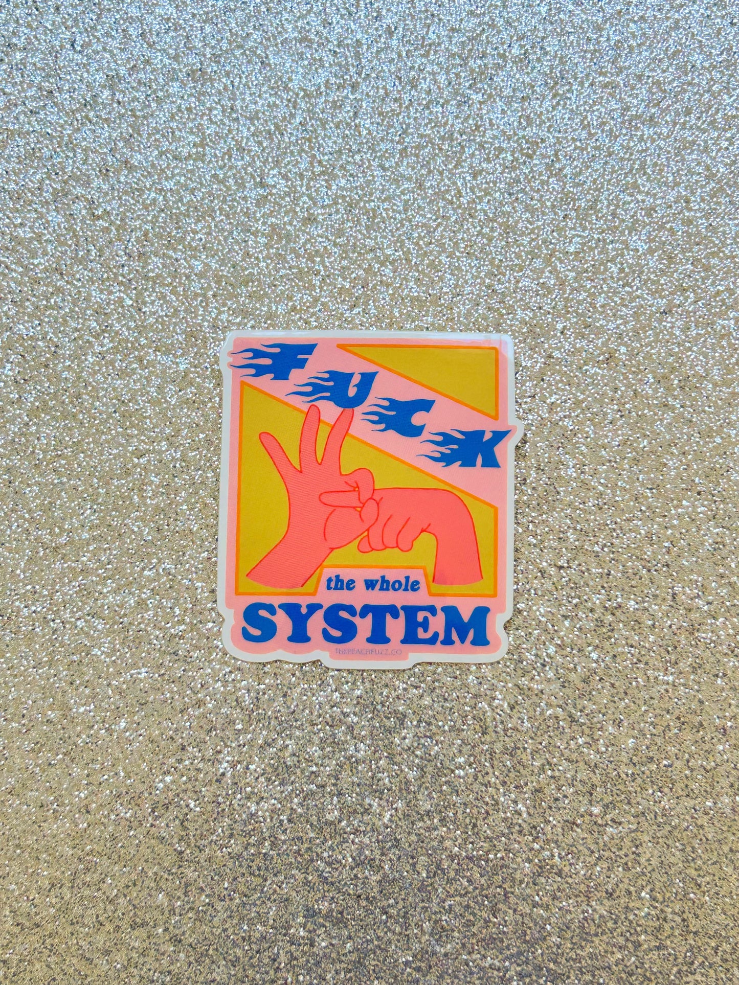 Fuck The System Sticker