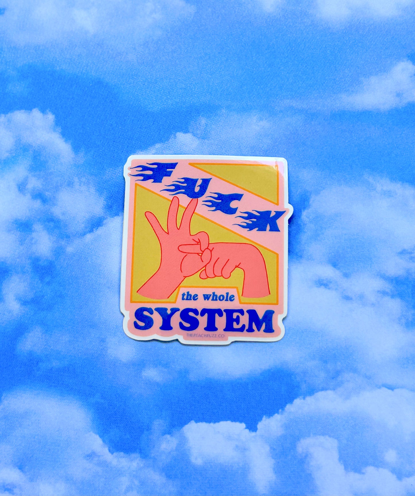 Fuck The System Sticker