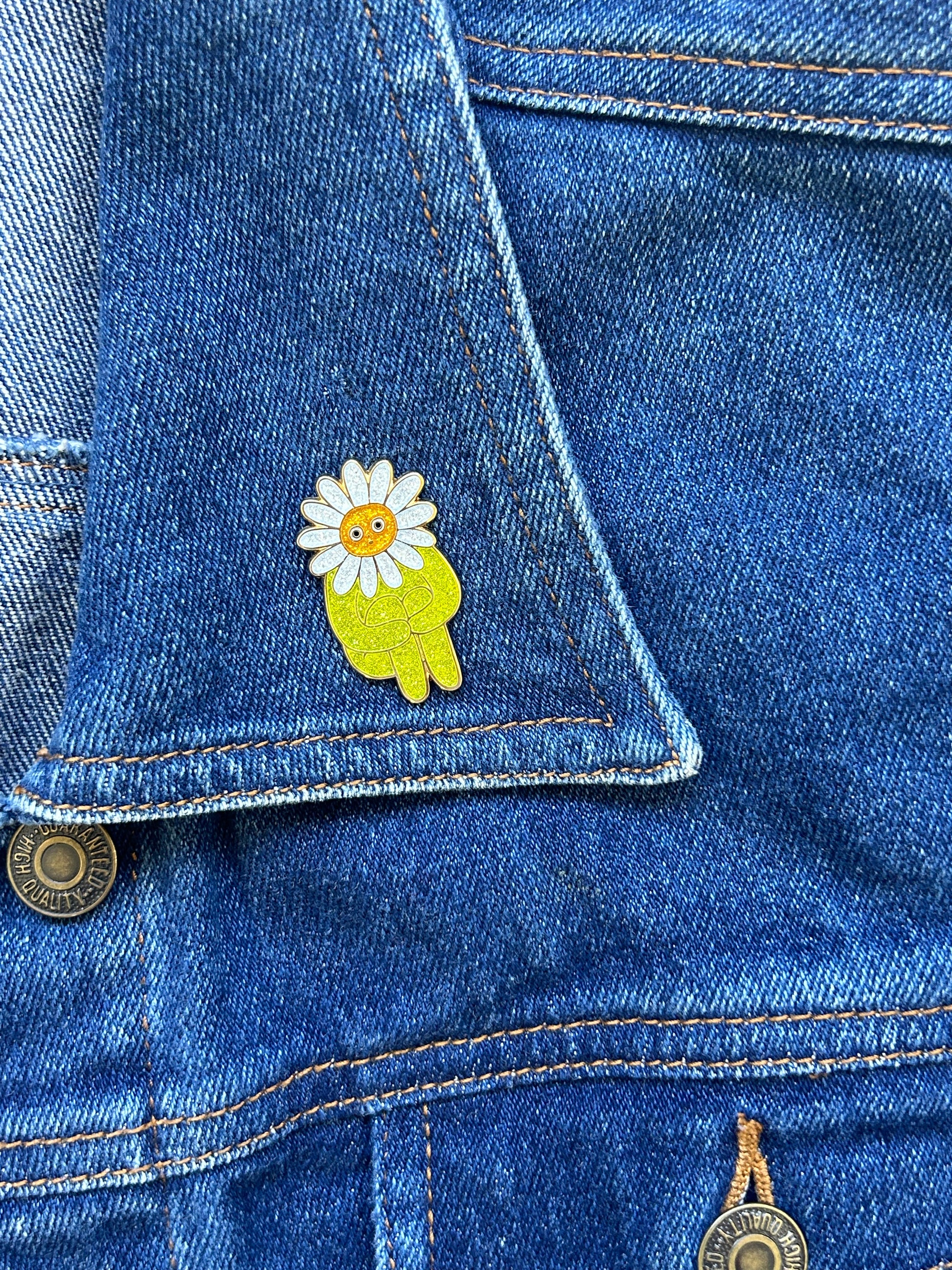 Flower Boy Enamel Pin