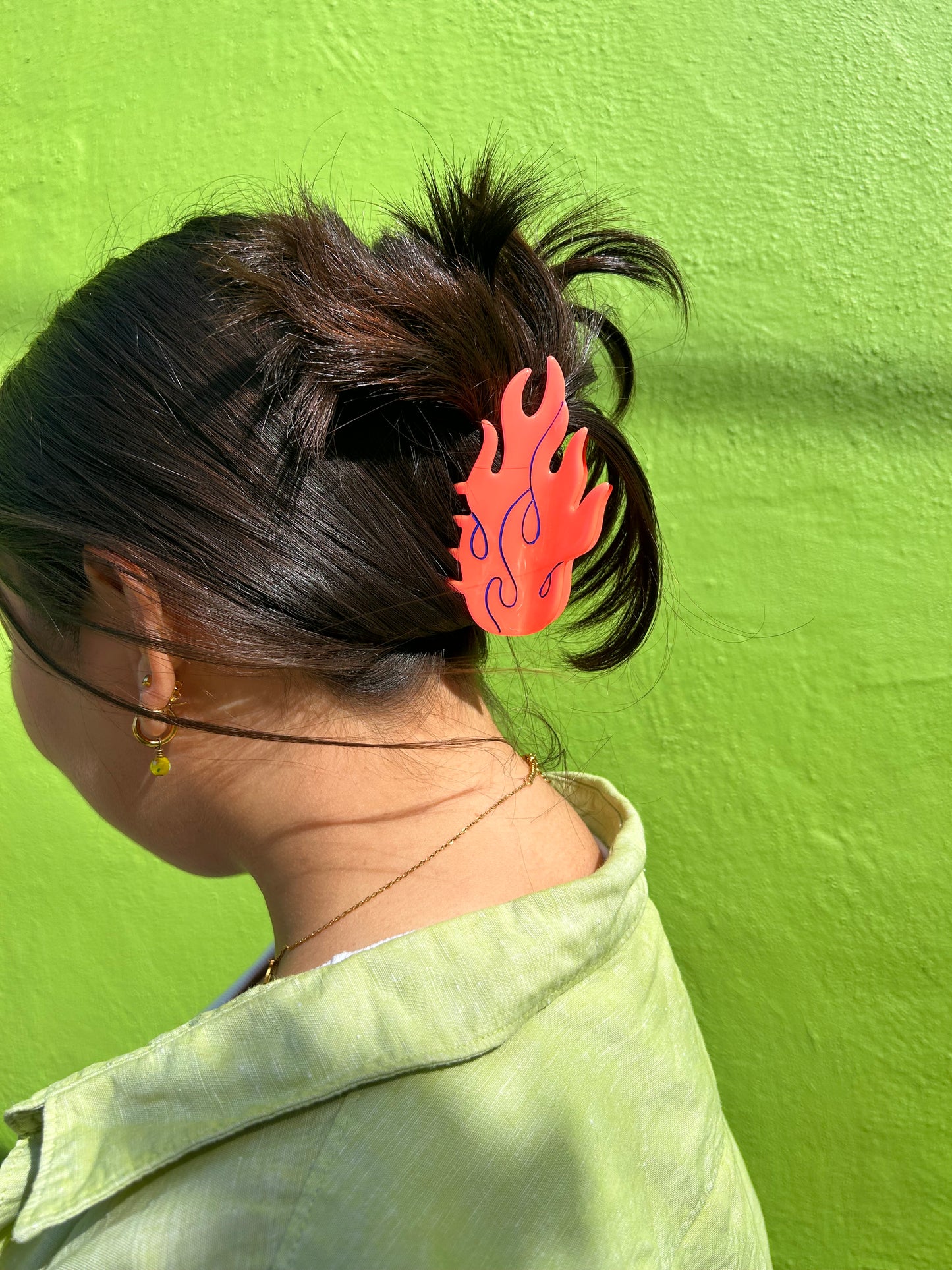 Flamin’ Hot Flames Hair Claw