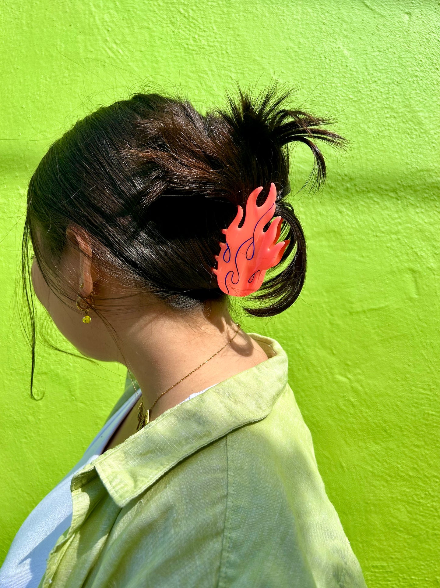 Flamin’ Hot Flames Hair Claw