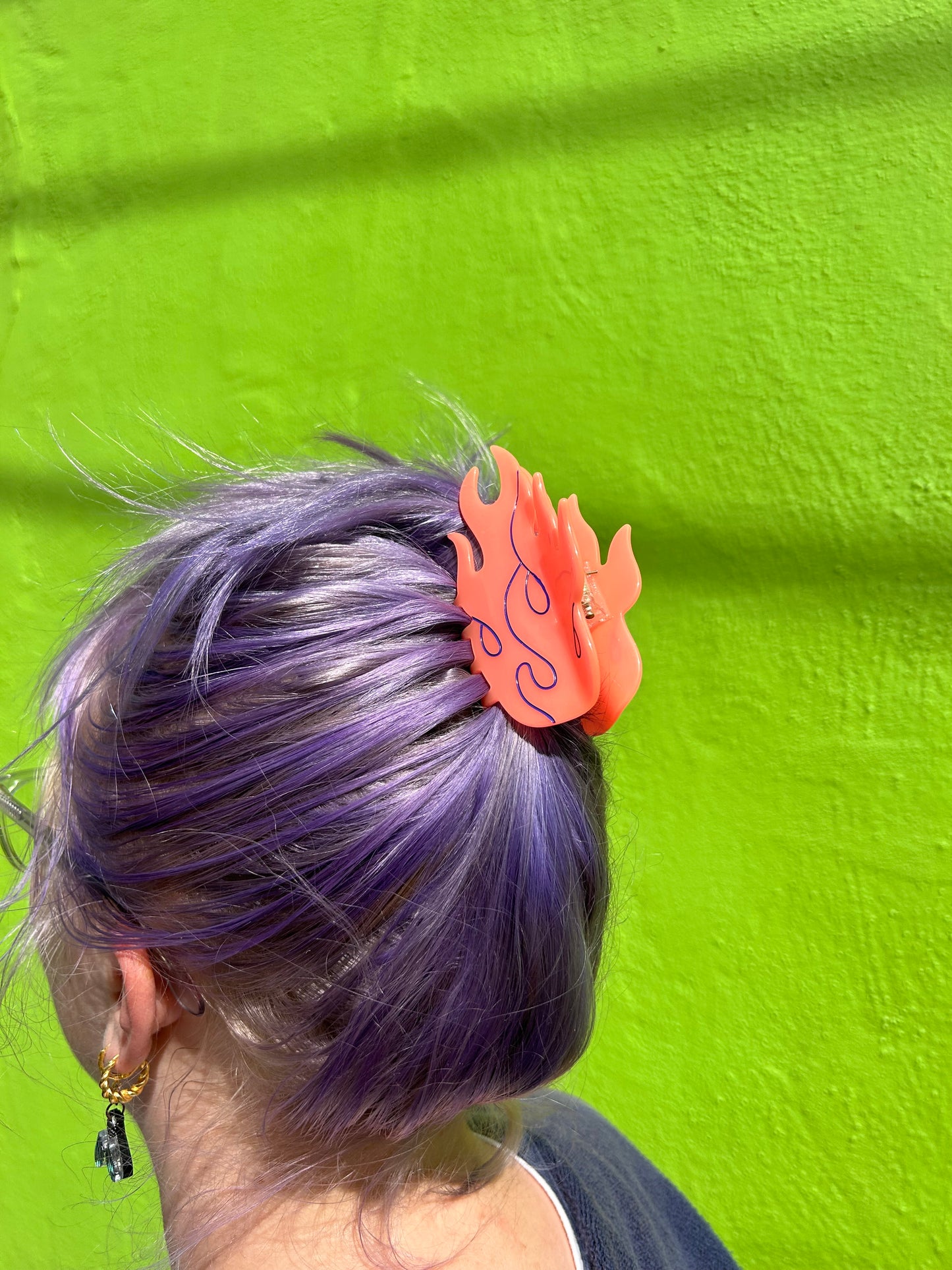 Flamin’ Hot Flames Hair Claw