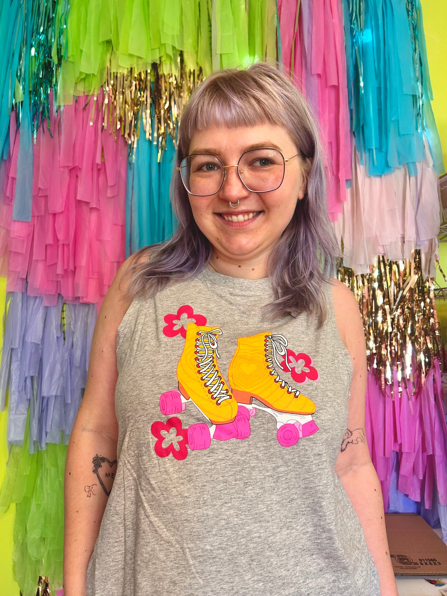 Roller Skates Tank Top Shirt