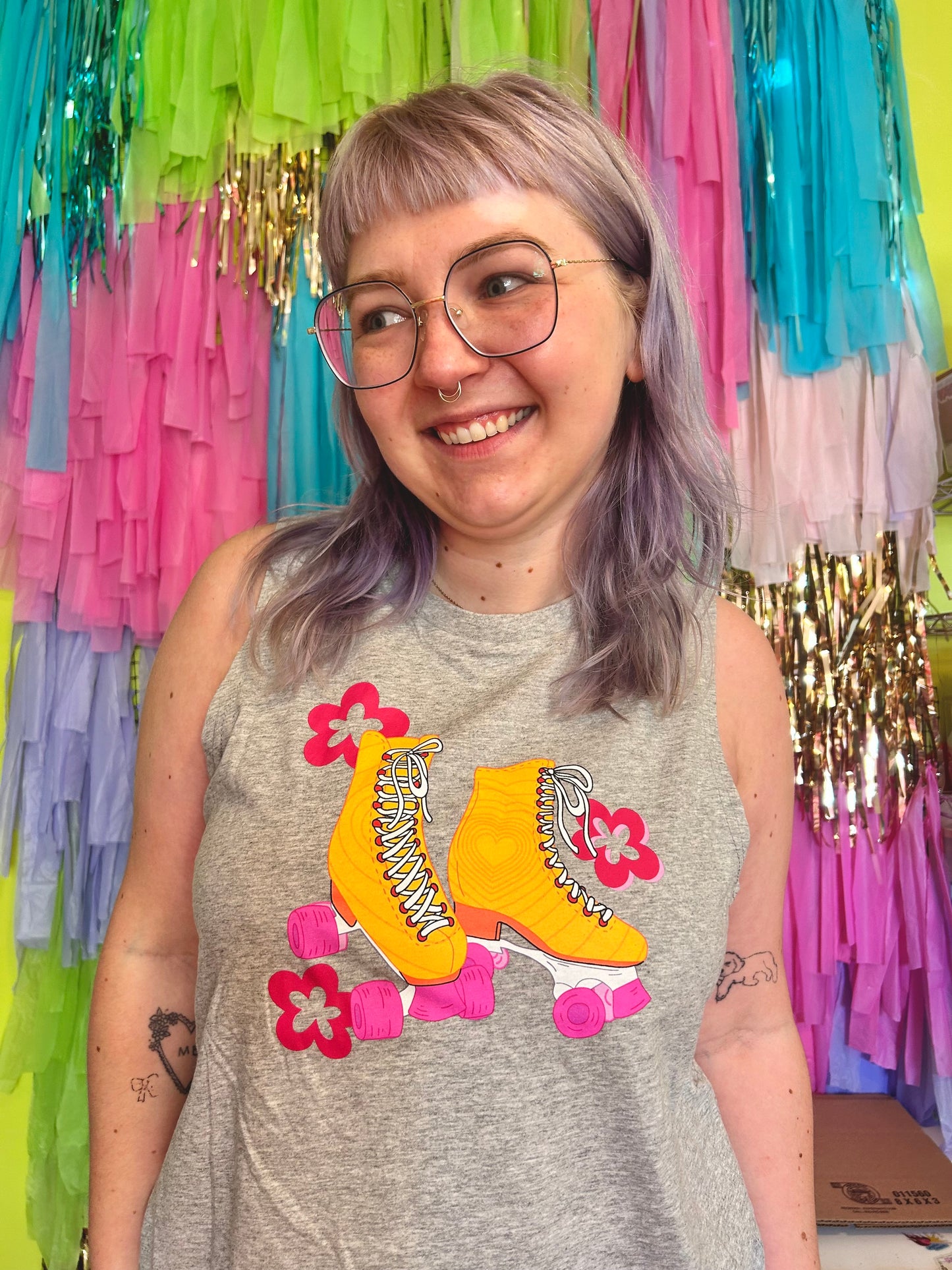 Roller Skates Tank Top Shirt