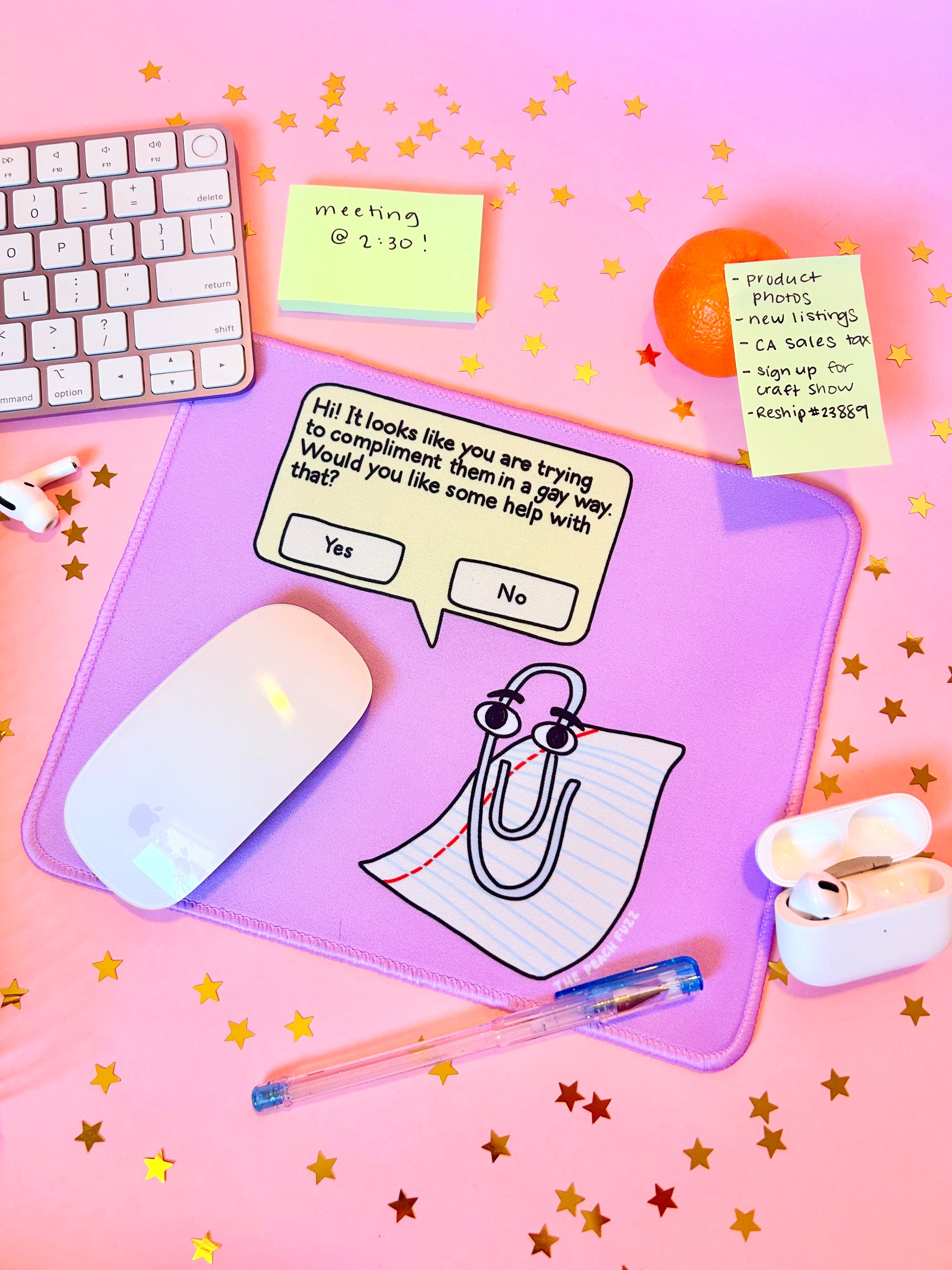 Gay Clippy Mousepad