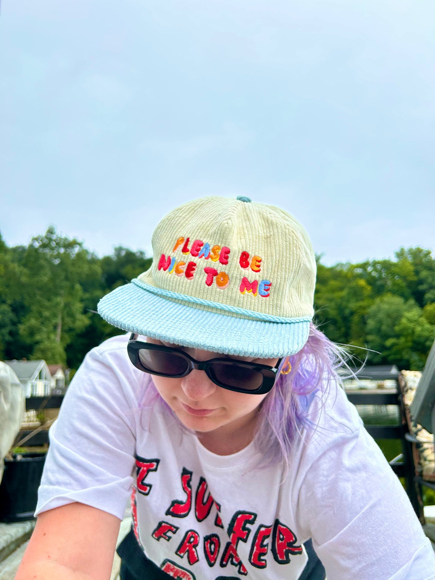 Be Nice To Me Dad Hat