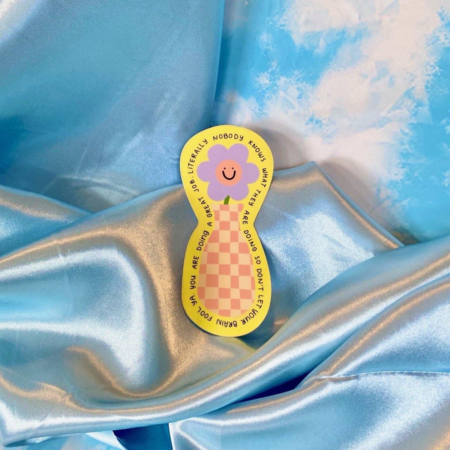 Flower Friend Sticker - The Peach Fuzz