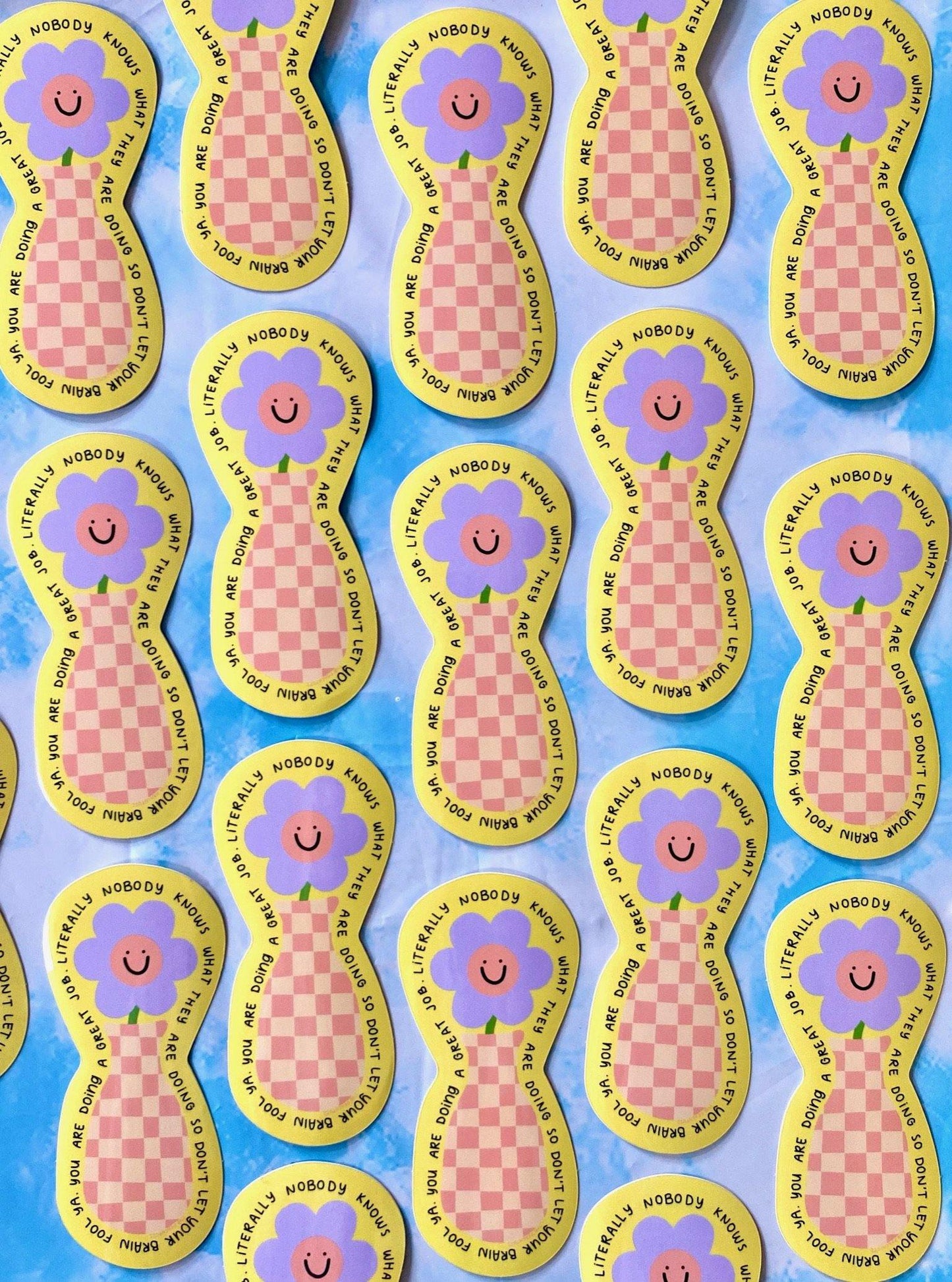Flower Friend Sticker - The Peach Fuzz
