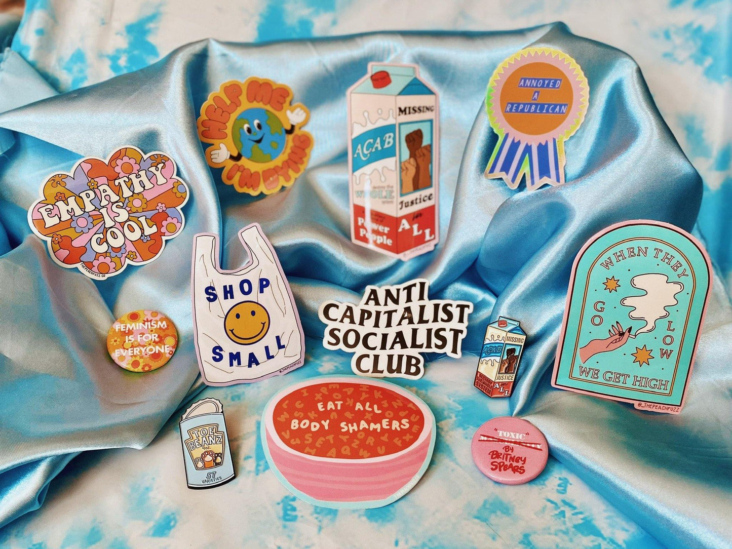 Go Low, Get High Sticker - The Peach Fuzz