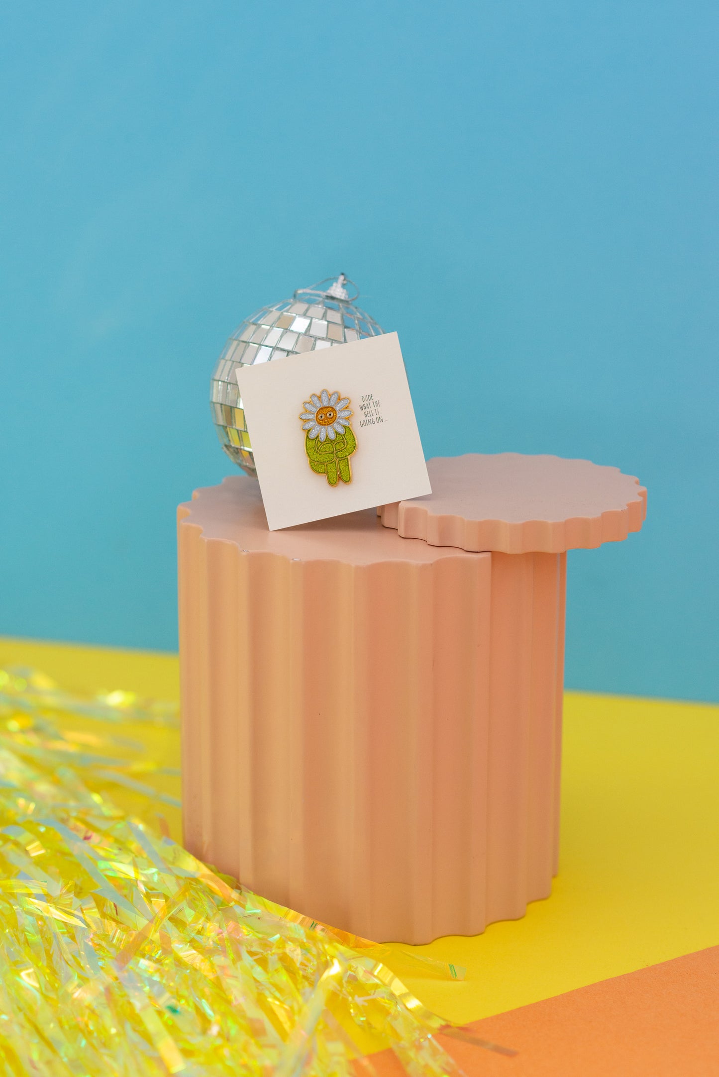 Flower Boy Enamel Pin