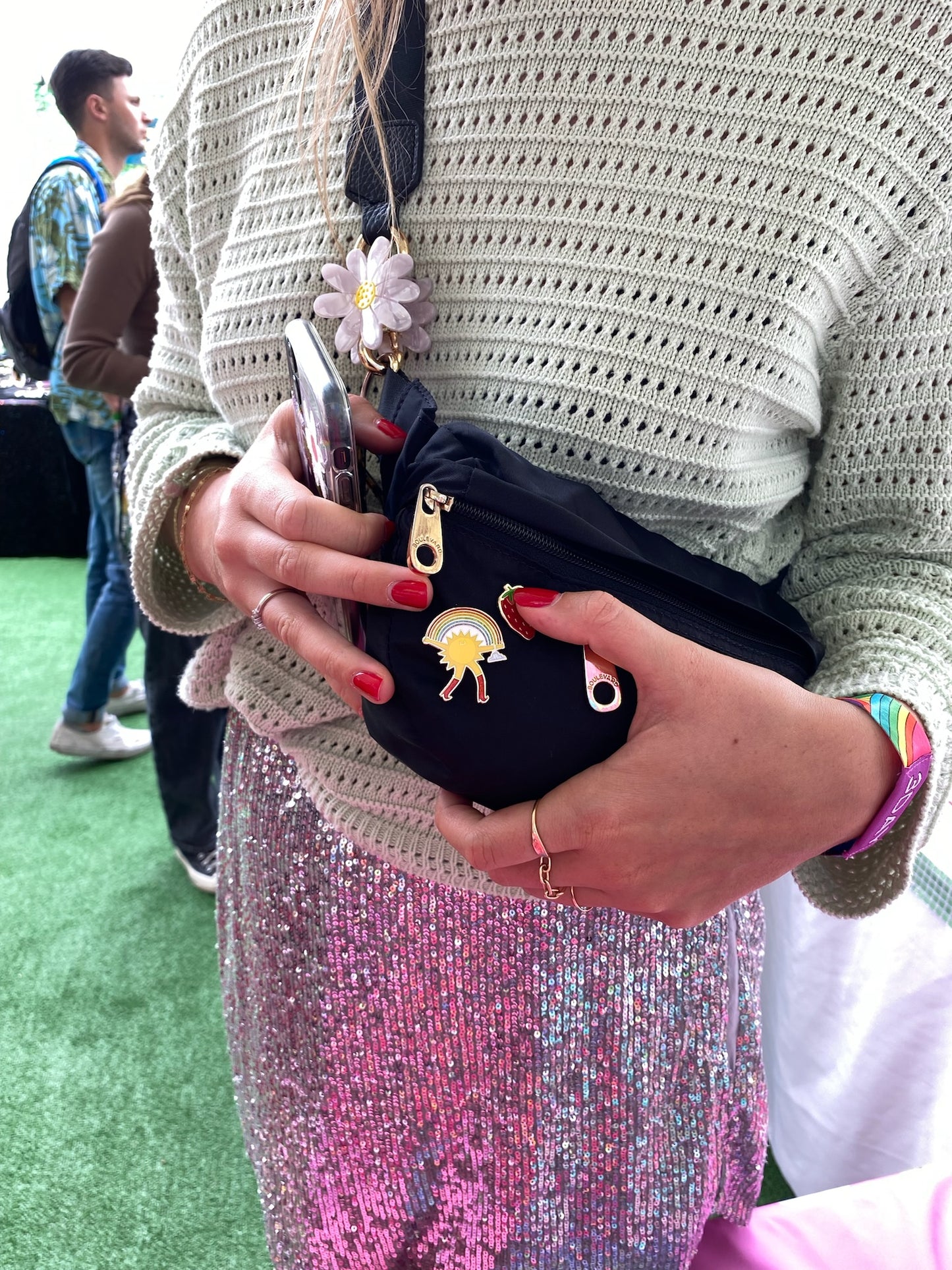 Walking On Sunshine Enamel Pin