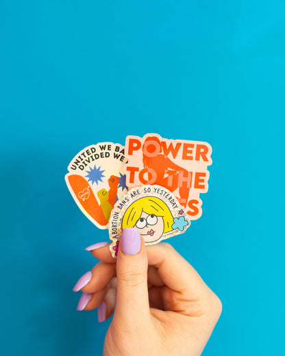 Power To The Poles Sticker