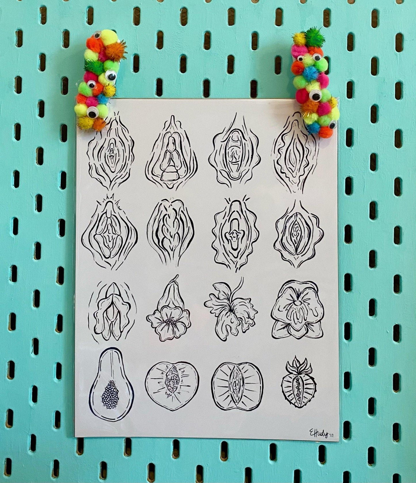 Mother Vulva Print - The Peach Fuzz