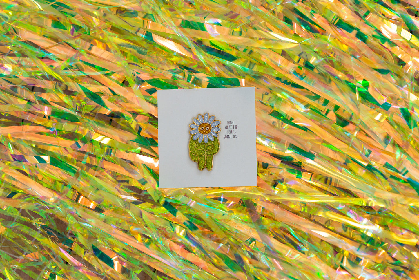 Flower Boy Enamel Pin