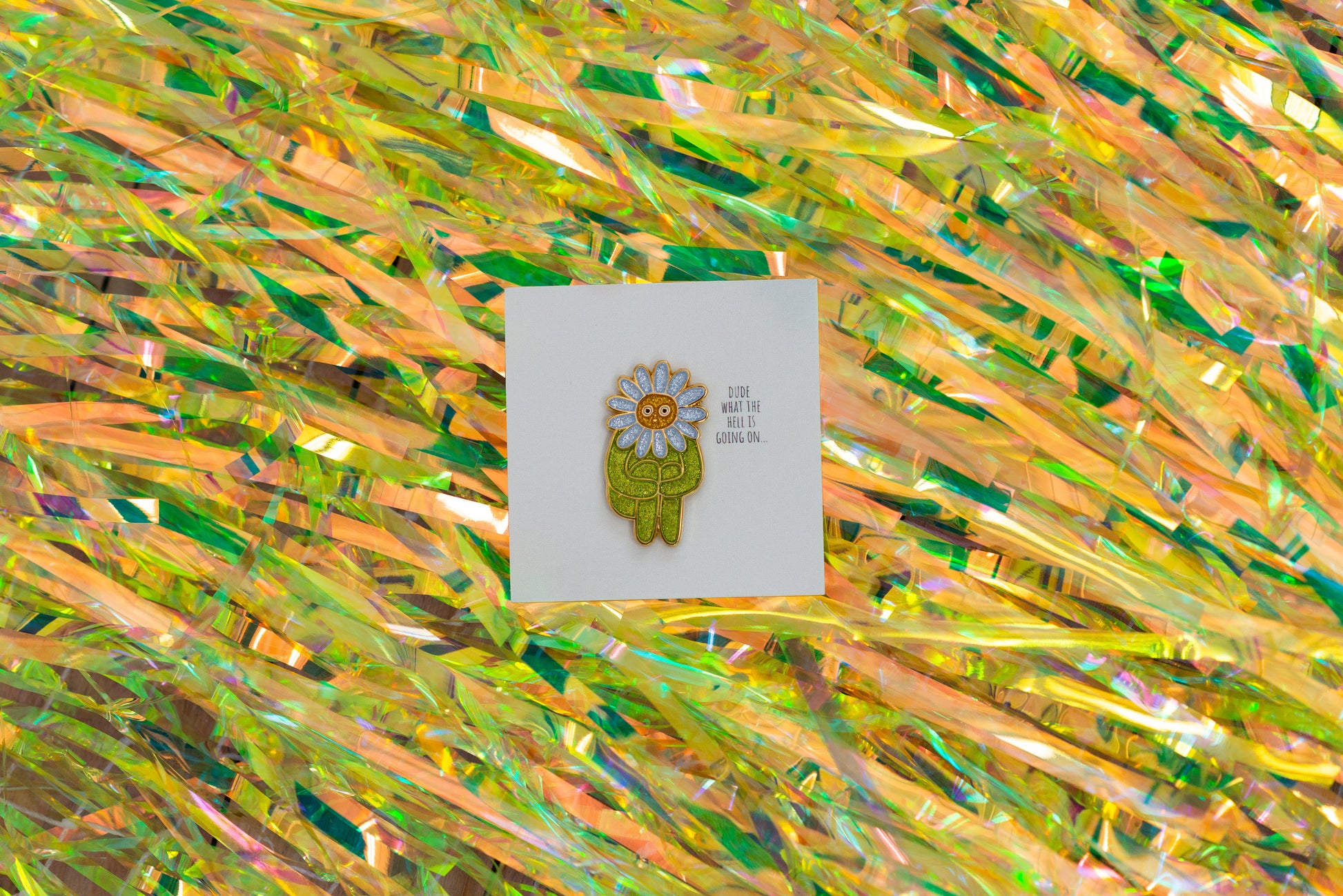Flower Boy Enamel Pin