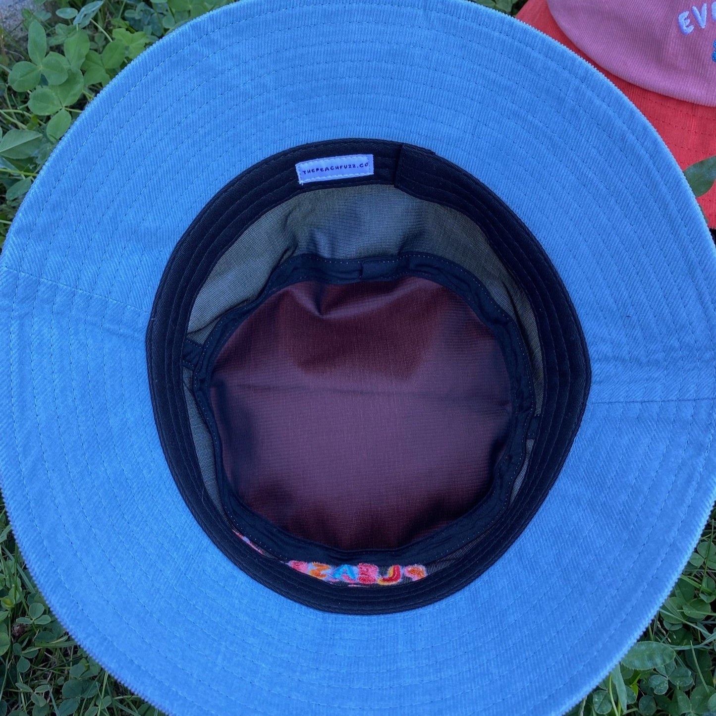 Please Be Nice To Me Color Block Bucket Hat