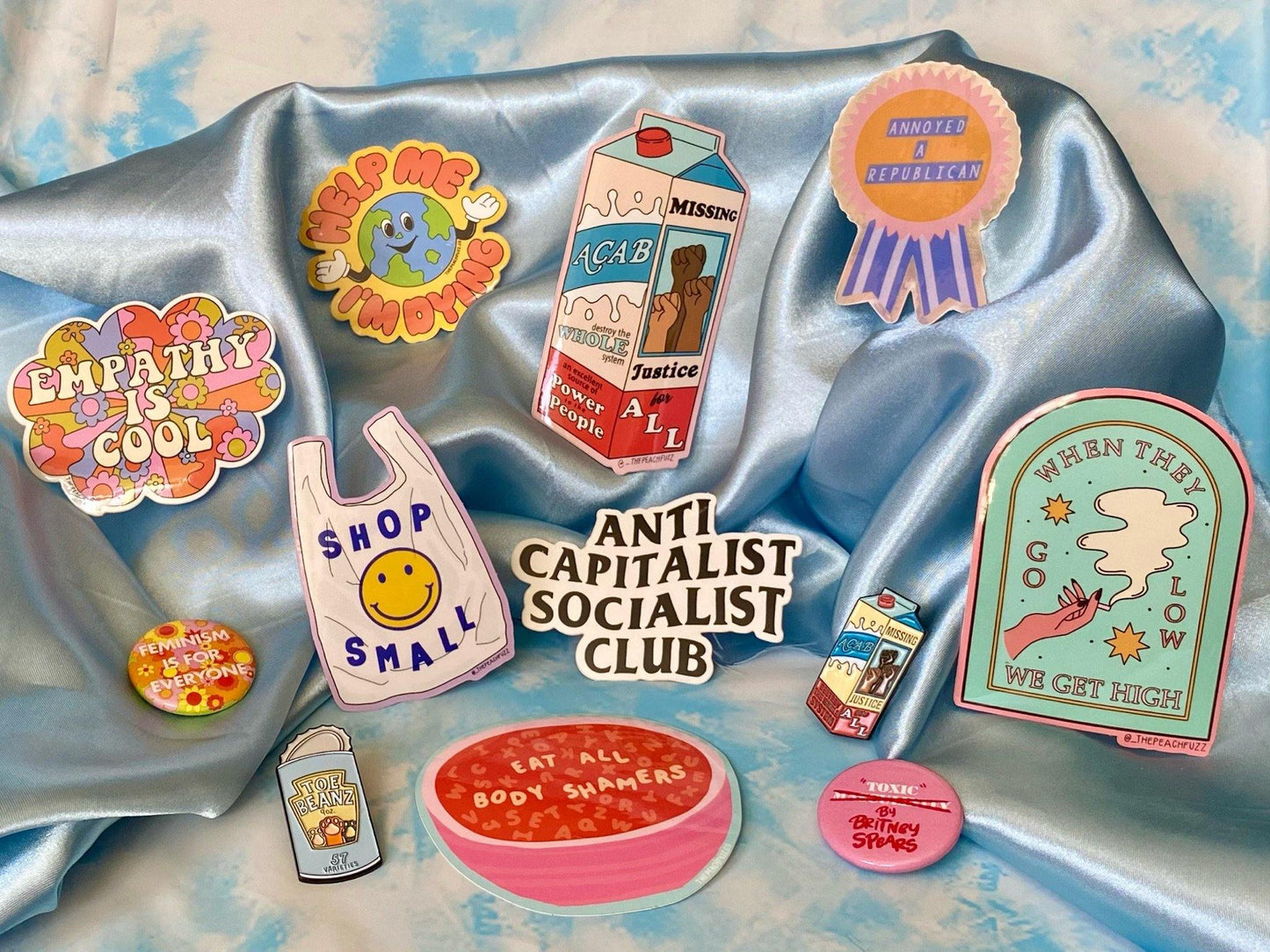 ACAB Milk Carton Sticker - The Peach Fuzz