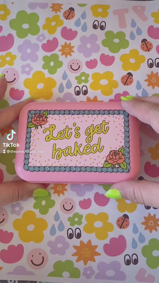 Let's Get Baked Stash Box