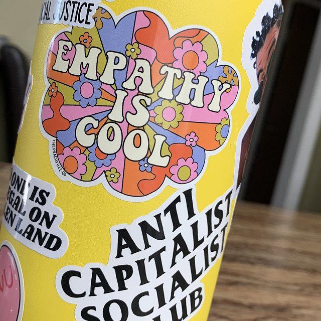 Empathy Is Cool Sticker - The Peach Fuzz