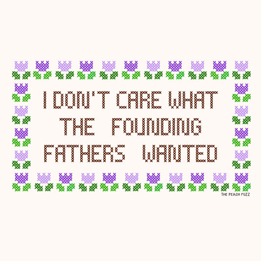 Founding Fathers Cross Stitch Pattern
