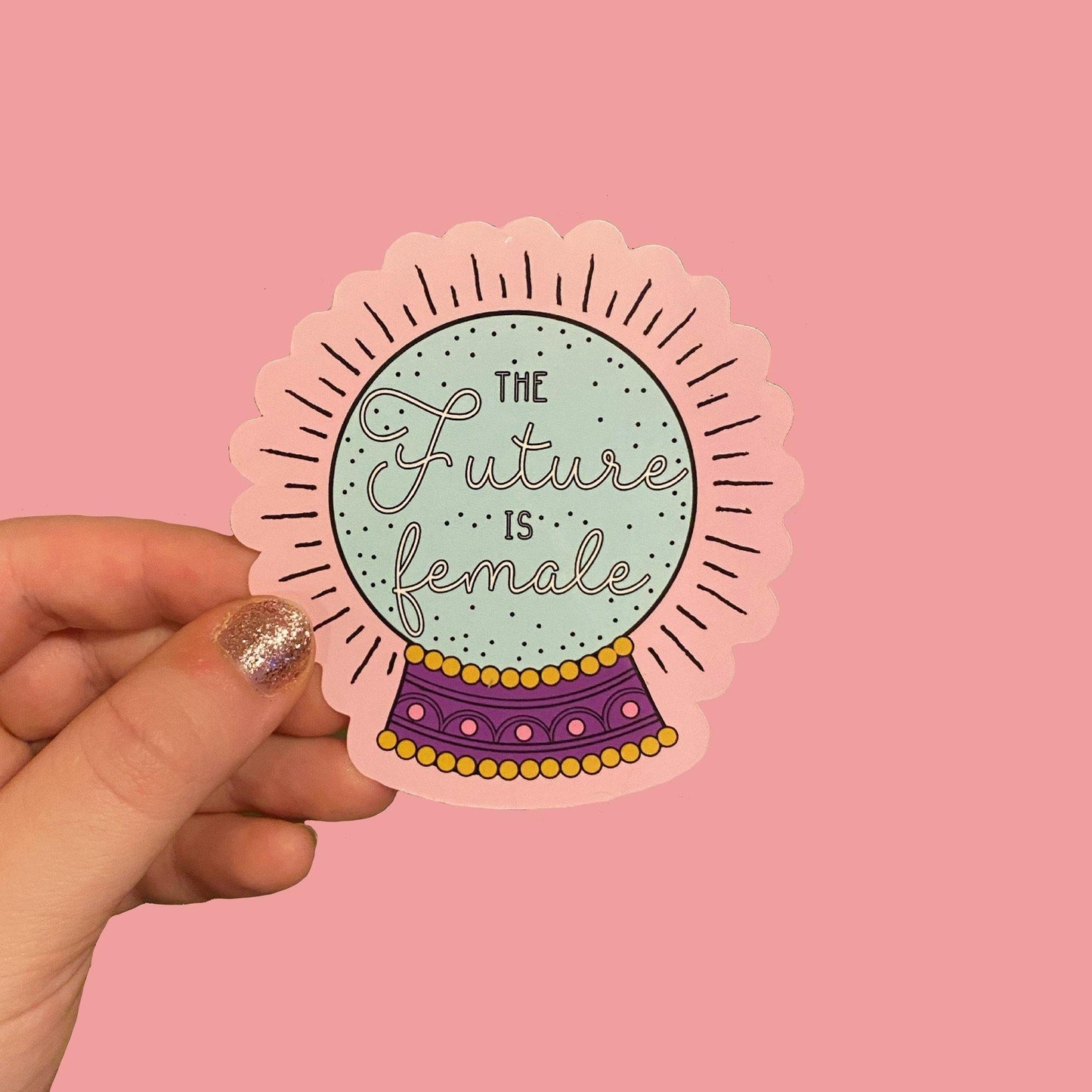 The Future Is Female Sticker - The Peach Fuzz