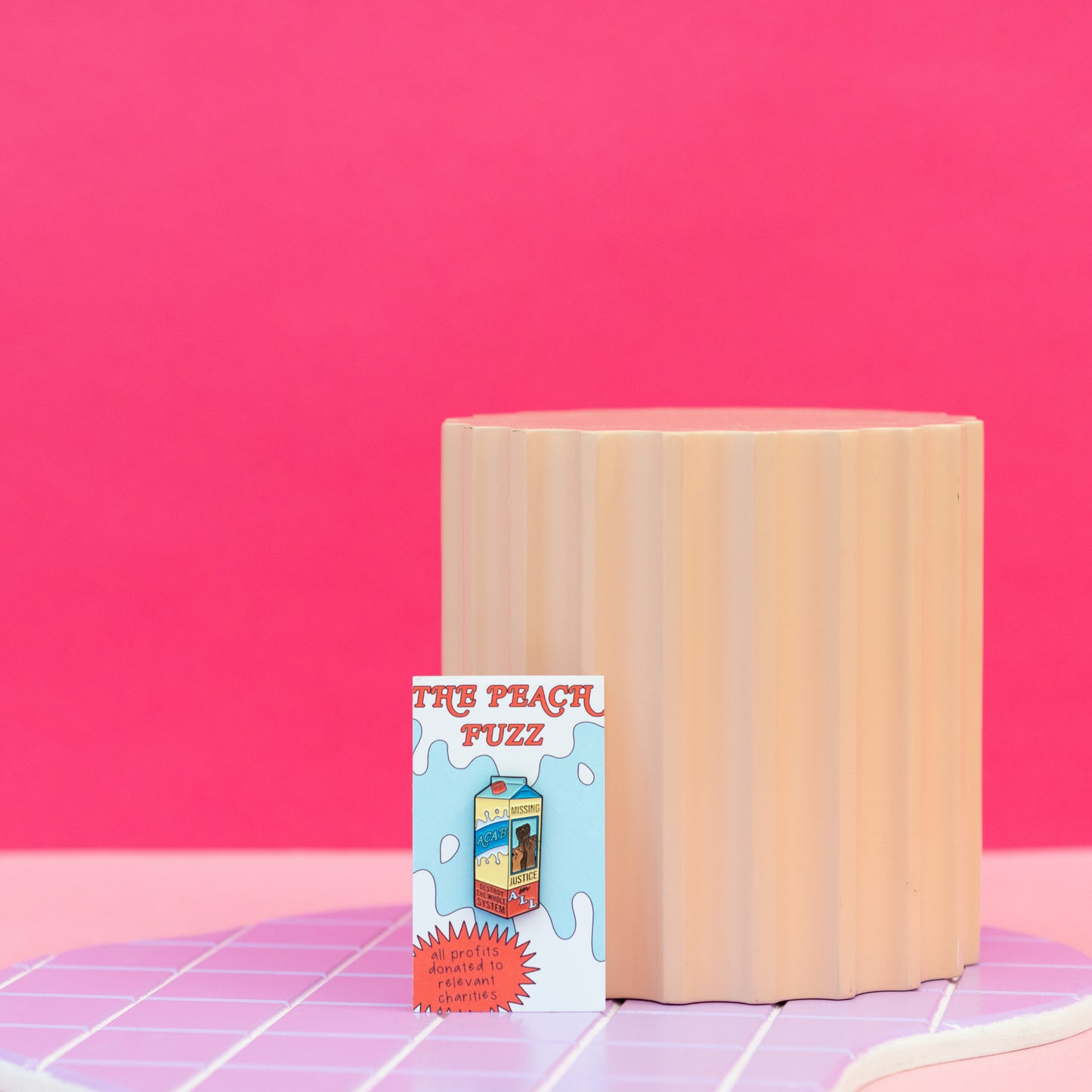 ACAB Milk Carton Enamel Pin
