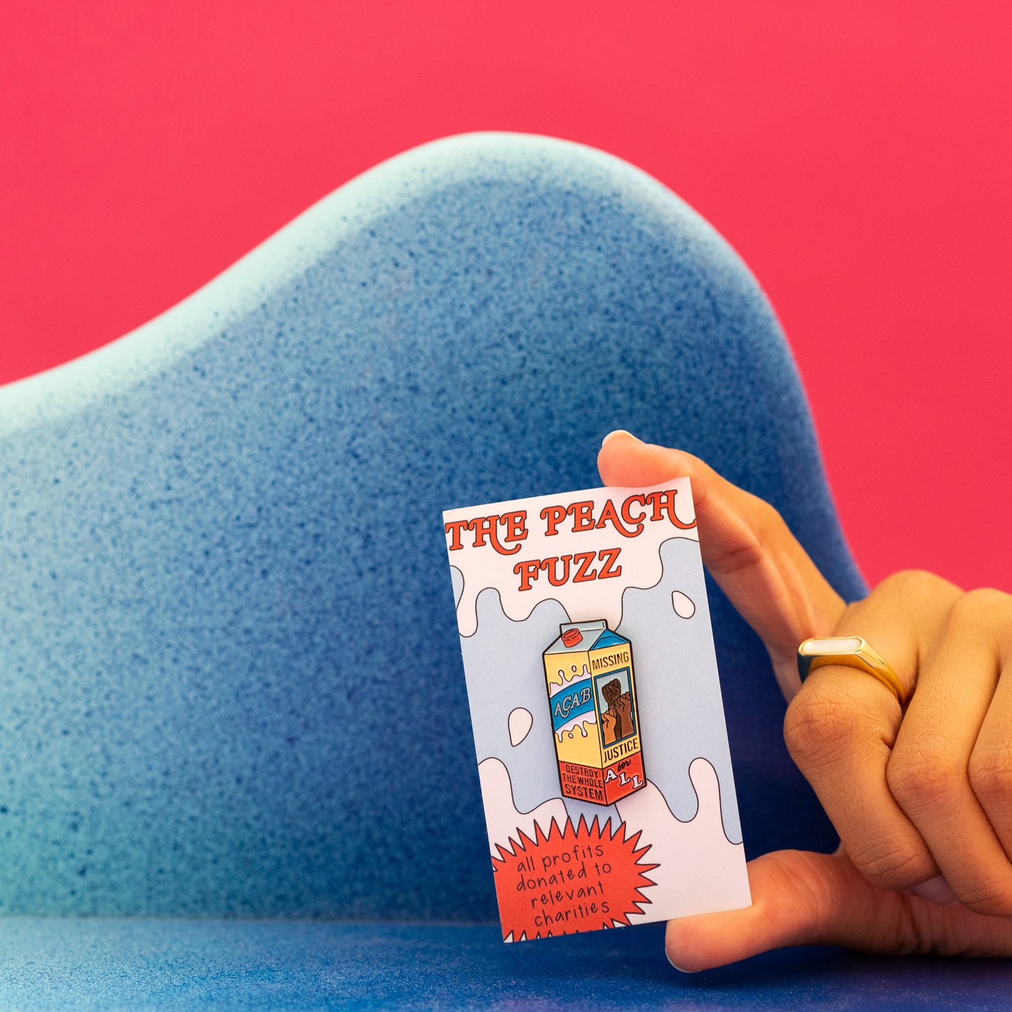 ACAB Milk Carton Enamel Pin
