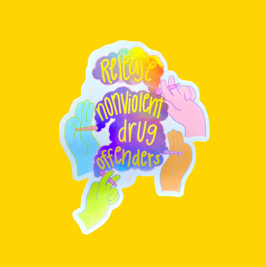 Release Nonviolent Drug Offenders Sticker